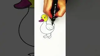 beautiful duckling#drawing #art #disney #coloring #painting