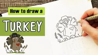 How To Draw A November Thanksgiving Calendar Page