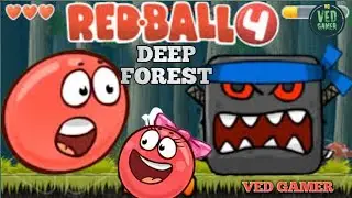 Red Ball 4 - All level 16 to 30 - Deep Forest - All Boss - Full Game