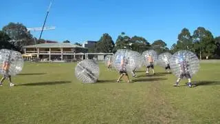 Bubble Soccer - Big start to a game