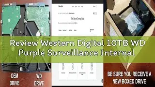 Review Western Digital 10TB WD Purple Surveillance Internal Hard Drive HDD - SATA 6 Gb/s, 256 MB Cac