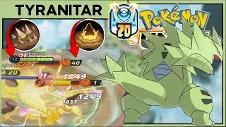 Tyranitar Nerf Roca Afilada + Bucle De Arena | Pokemon Unite