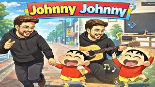 JOHNNY JOHNNY YES PAPA 🎸 [Official Music Video] | Kids Rap Song  | Shinchan Style Cartoon Song