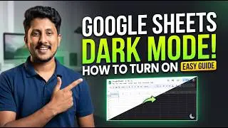 How to Change Google Sheets to Dark Mode