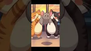 Tom and yum eat mouse 🐭#cat #cartoon #capcut