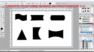 Creat photoshop custom shape in hindi