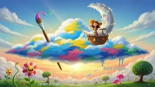 Zoe’s Moon Balloon Adventure 🌙🎈 | The Painting Cloud & the Garden of Giggles