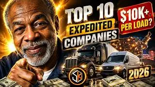 Top 10 Expedited Trucking & Cargo Van Freight Companies That Pay Top Dollar Nationally 🔶 SHIP S1&bull;E52