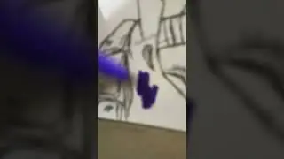 Brush pen drawing Todoroki