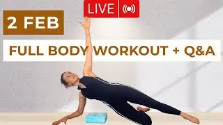 30 Min Full Body Pilates | Strength & Stretch | No Equipment (Live Class) | CHELSEAVANEEDEN