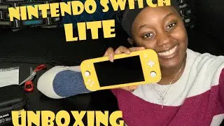 NINTENDO SWITCH LITE UNBOXING (YELLOW)