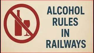 Train Alcohol Rules In India | Current Affairs | UPSC PCS SSC