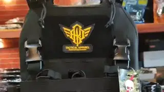 BODY VEST PLATE CARRIER GEN II BLACK BY FOXTWO