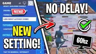 *NEW* Fortnite Setting That Reduces Latency! (Low Input Latency Mode)