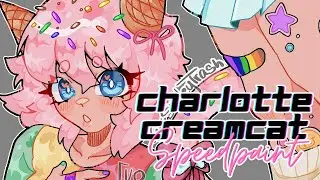 Charlotte CreamCat ‐ SpeedPaint