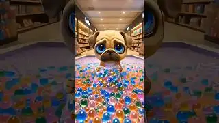 A Cute Dog EPIC Pool Makeover! Buys Orbeez, Turns Pool Into a GIANT Ball Pit!💦🌊🤯#viral #cute #pets