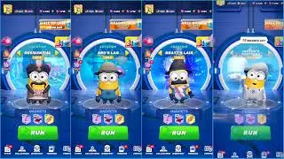 Brave Minion vs Safari vs Dad vs Singer| New Minion rush |