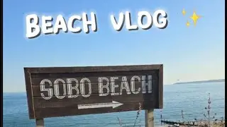 💕|Visit Sobo beach with me | beach vlog | UK Bournemouth |💕
