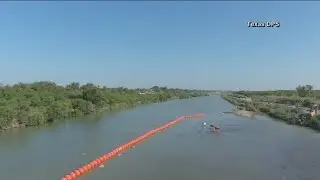 Justice Department seeks immediate removal of floating barrier in Rio Grande