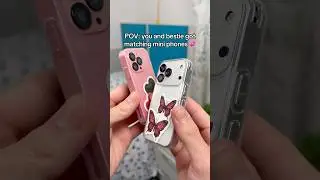 POV: you and bestie got matching mini phones 💞 #bestie #miniphone #phone