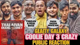 Coolie Day 3 Crowd Going Mad Public Review Reaction ! Sid cinema 