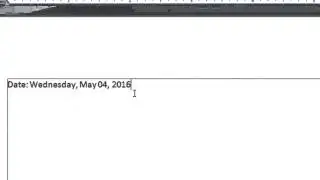 Microsoft Word 2007 Tutorial - Insert Date & Time 2016