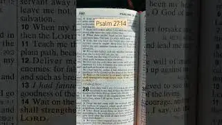 Bible verse scripture - Psalm 27:14