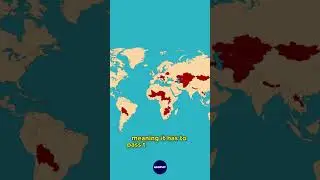 The Double Landlocked Country #maps #geography #country