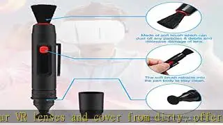 COSOOS 2 Grips Cleaning Brush Compatible with Oculus Quest 2, Quest, Rift S, HTC Vive, PS4 VR Heads