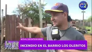 INCENDIO EN EL BARRIO LOS OLERITOS - LA TELE CON VOS 26-01-2026