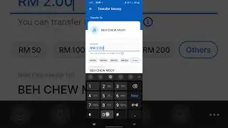 Touch N Go eWallet - Add Money + Input Field Button