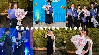 | Finally Graduated &bull; My graduation vlog 🎓👩🏻&zwj;🎓💐|