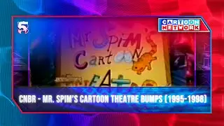 Cartoon Network Brazil (Checkboared) | Mr. Spim's Cartoon Theatre Bumpers | (1995/1998)