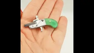 Rare Berloque 2mm. Pinfire Gun vs Coca Cola can