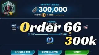 Shaak Ti solos Order 66 raid at Relic 5 in SWGoH