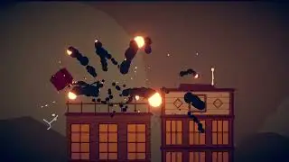 Stick Fight Insane Trickshot with a Spear. #trickshots #crossmap #stickfightthegame 