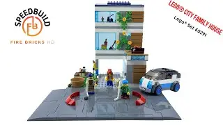 Lego&reg; City Family House Speed Build set 60291 with new 2021 Road Plates