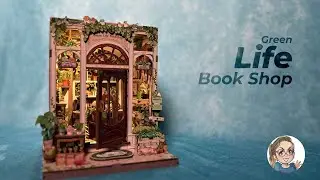 [Very Cute Find] Green Life Bookshop |  Miniature Book Nook Creation beginner friendly builds