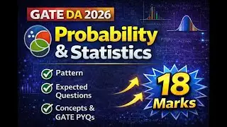 GATE DA 2026 Probability & Statistics Pattern | What IIT Guwahati Expects 