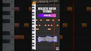 How to make realistic guitar loops in FL Studio #shorts #flstudio #tutorial #guitar #loops