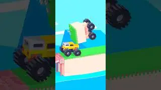 Drive Mad Level 96 😱 पार कर पाओगे? देखो इस पागलपन को! 🚗💥 #Fancade #DriveMad #GamingShorts #Trending