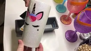 DIY: How to apply a layered unicorn to tumbler