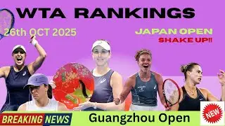 НОВЫЙ ОБНОВЛЕННЫЙ РЕЙТИНГ WTA ХАОС 26 октября 🔥 Победа Бенчич за титул напугала Игу Святек и Коко...