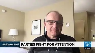 AB political parties fight for attention