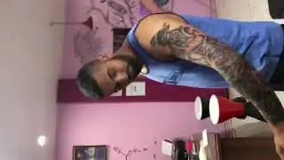 Full sleevs tattoo .baba deep singh,leopard eye, skull,rose,clock,spider Webb