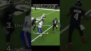 RANKING NFL BEST ESCAPE ARTIST MOMENTS🤯 #shorts
