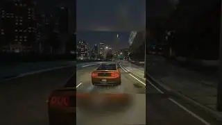 Driving during the night in Need For Speed MW 2012 edition.