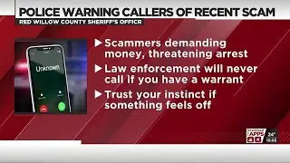 Red Willow County Sheriff's office warning of recent scam call