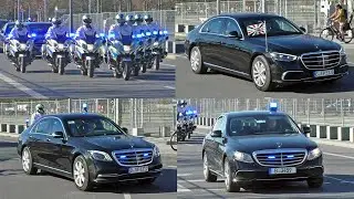 VIP Eskorte - ZBVK / Personenschutz ► Abdullah II. Ibn Al-Hussein - K&ouml;nig von Jordanien in Berlin