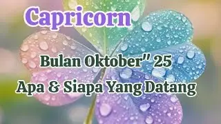 Capricorn♑ Bulan Oktober